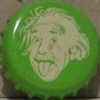 Kesselring Brauerei Albert Einstein Steinie grün Radler Bier Kronkorken Kronenkorken