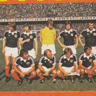 Americana Fußball WM 1978 Mannschaftsbild Schottland Nr 328