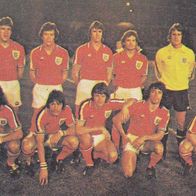 Americana Fußball WM 1978 Mannschaftsbild England Nr 331