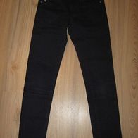 schöne Skinny Hose / Jeans farbig Okay! Gr. 152 dunkelblau (0417)