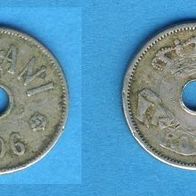 Rumänien 5 Bani 1906 ohne Münzzeichen