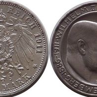 Württemberg: 3 Mark 1911 (1)