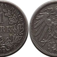 Deutsches Reich: 1 Mark 1898 A