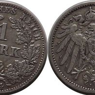 Deutsches Reich: 1 Mark 1904 J