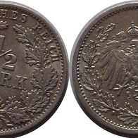 Deutsches Reich: 1/2 Mark 1913 A