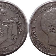 Hohenzollern - Hechingen: 2 Gulden 1847