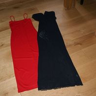 Damen-Abendkleid "P.S. Company" , Gr. 34, schwarz + rot,