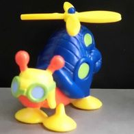 Ü-Ei Spielzeug 1997 - Snail-Airlines - Heli-Schnecke - gelb + BPZ 641642