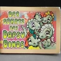 Ü-Ei Figur 1997 Dapsy Dino Family - Comicbüchlein "Der Schatz der Dapsy Dino Family"
