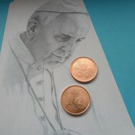 Vatikan 2017 KMS 1 Cent