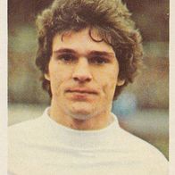 Americana Pappbilder Fußball 80/81 Ludger van de Loo Bayer Uerdingen