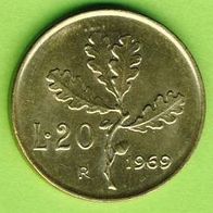 Italien 20 Lire 1969 Top