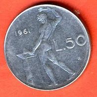 Italien 50 Lire 1961