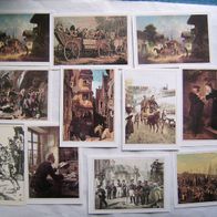 10 Jubiläums-Postkarten 500 Jahre "Deutsche Post" Serie 2