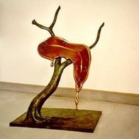 Dali Bronzeskulptur "Profil der Zeit Le Profil du Temps