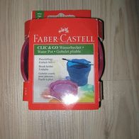 NEU Wasserbecher Clic & Go Faber-Castell (0417) für die Schultüte??
