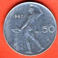 Italien 50 Lire 1967
