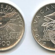 Vatikan Silber 500 Lire 1963 OVP "Sedisvakanz" SEDE Vacante