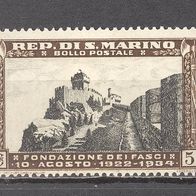 San Marino, 1935, Mi. 208, Partei, 1 Briefm., ungest.