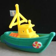 Ü-Ei Schiffe (EU) 1995 - Schlepper - Schlepper 2 - wie Bild - alle 5 Aufkleber + BPZ