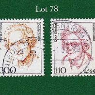 BRD Briefmarken "Frauen der Deutschen Geschichte", 1997, 2000, 1956,2150, Lot 78