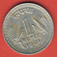 Indien 1 Rupee 1981