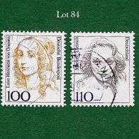 BRD Briefmarken "Frauen der Deutschen Geschichte", 1756, 1939, 1994/97, Lot 84