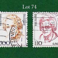 BRD Briefmarken "Frauen der Deutschen Geschichte", 1997, 2000, 1956,2150, Lot 74