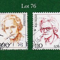 BRD Briefmarken "Frauen der Deutschen Geschichte", 1997, 2000, 1956,2150, Lot 76