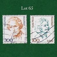 BRD Briefmarken "Frauen der Deutschen Geschichte", 1997, 2000, 1956,2149, Lot 65
