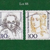 BRD Briefmarken "Frauen der Deutschen Geschichte", 1756, 1939, 1994/97, Lot 88