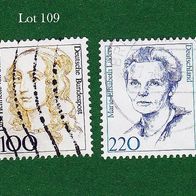BRD Briefmarken "Frauen der Deutschen Geschichte", 1756, 1940, 1994/97, Lot 109