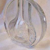 Massive Zwiesel Glas Vase, 60er J.