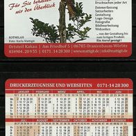 Taschenkalender 2017 "Rotmilan" Werbeagentur Mattigit Oranienbaum-Wörlitz OT Kakau