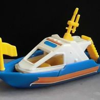 Ü-Ei Schiffe 1990 - Freizeitboote - Boot 1 - Aufbau weiß - Text!