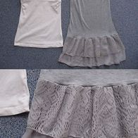 Zweiteiler Kleid + Bustier-Top Gr. XS von H & M - fast neu