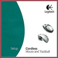Logitech Installationsanweisung - für Cordless Mouse und Trackball - Original
