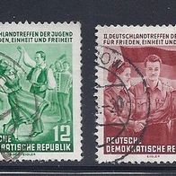 DDR 1954, MiNr: 428 - 429 sauber gestempelt (1)