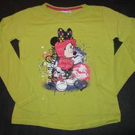 tolles Minnie Mouse - Langarmshirt / Longsleeve Gr. 146/152 (0517)