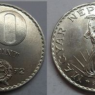 Ungarn 10 Forint 1972 ## Li