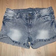fetzige Jeans - Shorts / kurze Jeans Hot Pants YFK Gr. 164 (0517)