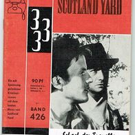 Scotland Yard 333 Nr. 426 Schach der Traveller Bande von H. Wente Hessel Verlag