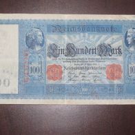 100 Mark Reichsbanknote (rotes Siegel) Berlin 1910