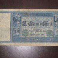 100 Mark Reichsbanknote (grünes Siegel) Berlin 1910