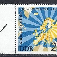 DDR 1975, MiNr: 2069 sauber postfrisch, Randstück