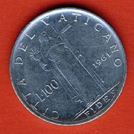 Vatikan 100 Lire 1961