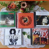 T. REX - Tyrannosaurus Rex - Marc Bolan - Sammlung - 5 CDs