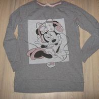 leichtes Long - Sweat Minnie Mouse Disney / H&M Gr. 158/164 toll (0517)