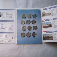 Euro Münzen 12 x 1 EURO der Gründerländer in Sammelmappe - NEU