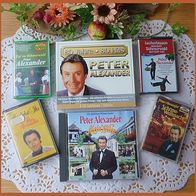 Peter Alexander - 4 CD-Box + 1 CD + 4 Musikkassetten - Sammlung